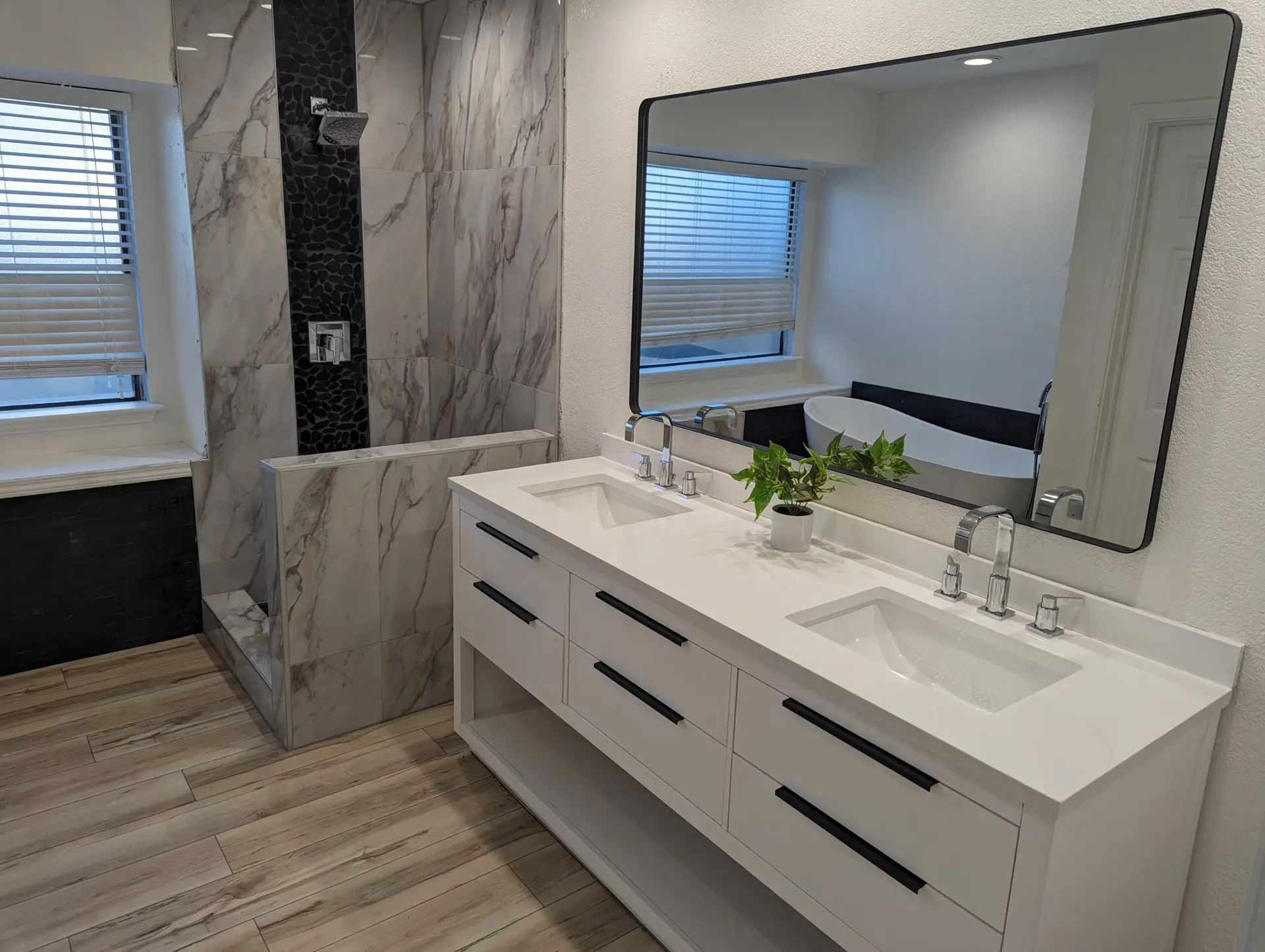 Bathroom remodeled